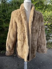 Vintage faux fur coat / Jacket Tissavel 40's / 60's  S - M