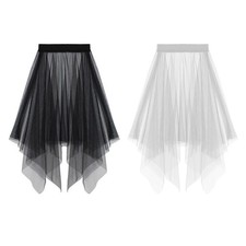 Women s Sheer Mesh Long Skirt