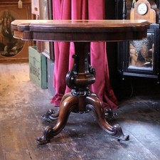 Antique Regency Flip Top Games / Card Table