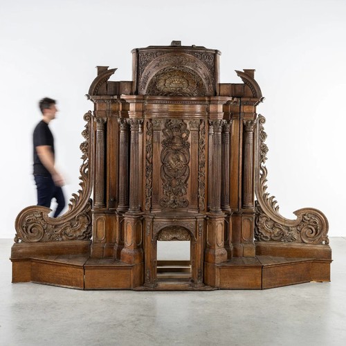 1700 antique baroque church - antique,