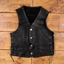 Vintage Natal Leather Vest L