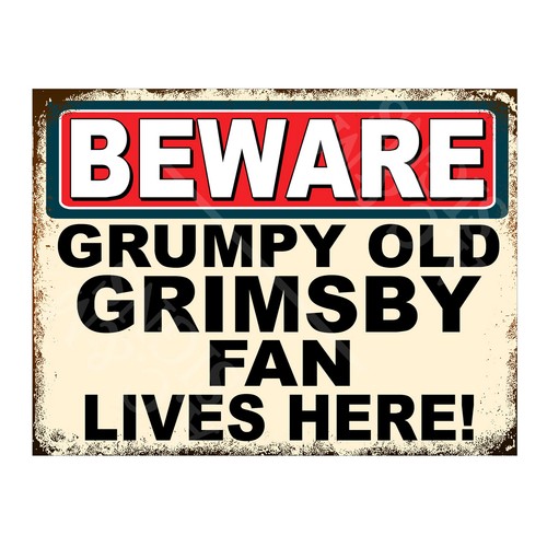 Metal sign plaque beware - metal,