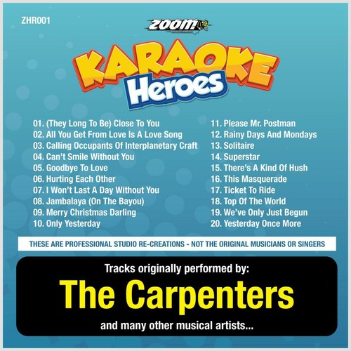 Carpenters karaoke cdg - karaoke,