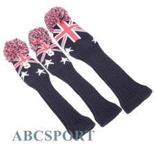 3pcs Union Jack Knitted Golf
