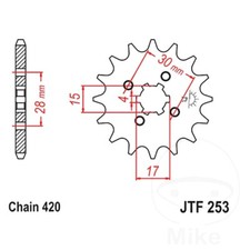 JT Front Sprocket 14 T 420 P