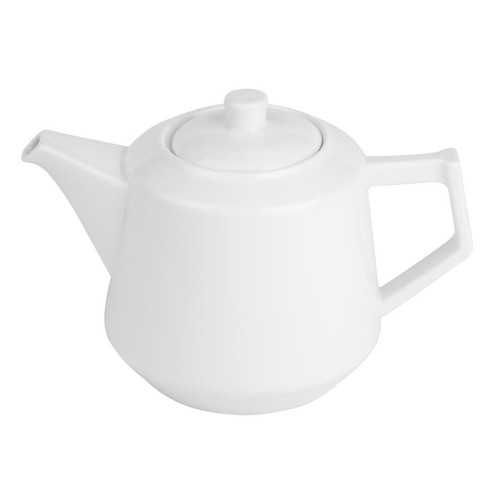 Olympia whiteware deco - whiteware, teapot