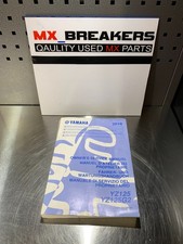 YAMAHA YZ 125 2ST GENUINE WORKSHOP MAINTENANCE MANUAL FROM 2016 YAMAHA YZ 125