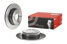 2x Brake disc solid 08.7211.21