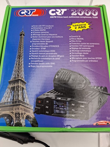 Crt 2000 radio 12v - am/fm,