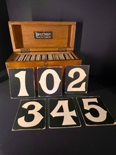 Antique Church Hymn Numbers In
