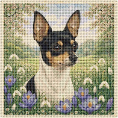 Toy fox terrier puppy dog - puppy, in