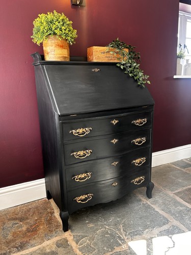 Vintage bureau hand painted - vintage,