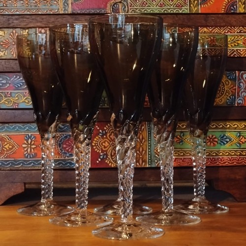 Set six vintage - of, glasses