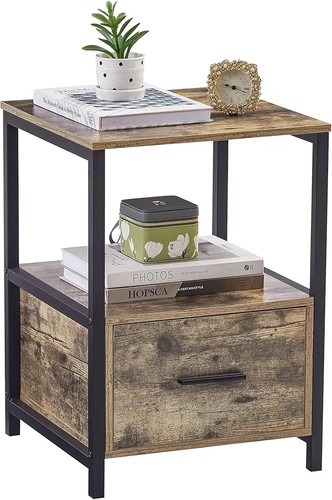 Vecelo bedside table end - end, side