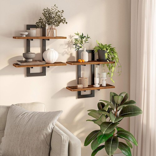 Wooden floating shelves - floating,