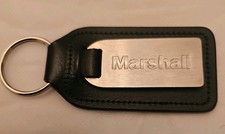 GENUINE VINTAGE MARSHALL OF BOSTON NISSAN CAR DEALERSHIP METAL KEYCHAIN KEYRING