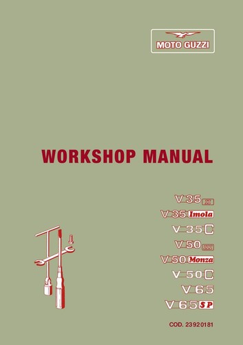 Moto guzzi service - moto, manual