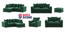 Emerald green plush fabric - green,