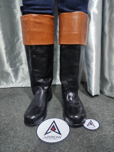 Riding leather boot - boot, with