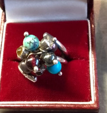 Stunning Silver Chunky Cluster