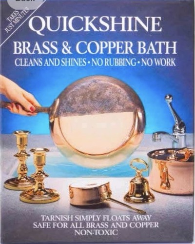 Quickshine brass copper bath - &,