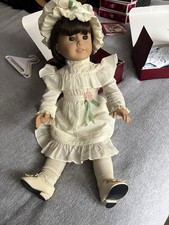 American Girl Samantha Doll With Lawn Party Dress And Accessories Including Jip