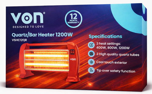 Von 1200w quartz bar - von,