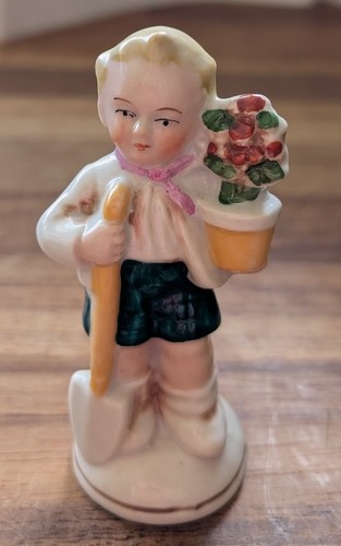 Charming little ceramic boy - charming,