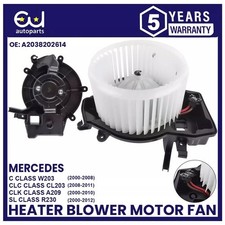 HEATER BLOWER MOTOR FAN FOR MERCEDES C CLC CLK SL CLASS W203 CL203 C209 R230