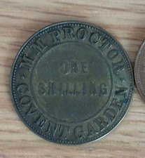Covent garden shilling - shilling, (1s)