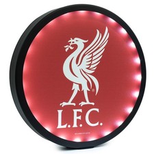 Liverpool FC Official Team LED Crest Light Sign LFC Gift