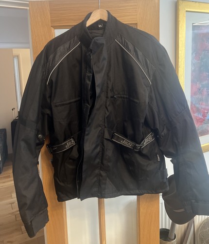 And motorcycle jacket - and, s