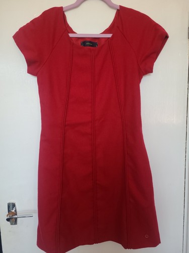 Skunkfunk dress red felted - dress,