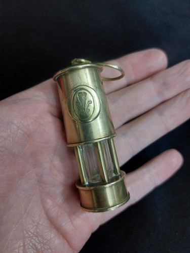 Vintage miniature brass - , miners