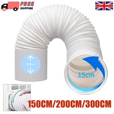 NEW 1.5M/2M/3M Flexible Air Conditioner Exhaust Pipe Vent Hose Duct Outlet UK
