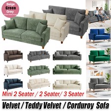 Seater corduroy sofa - 3/4,