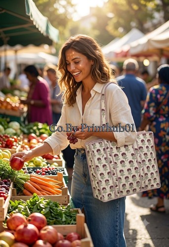 Cotton quilted tote bag indian - quilted,