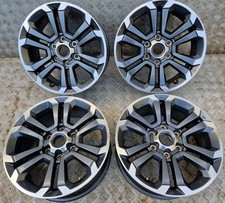 18" MITSUBISHI L200 GENUINE SET OF  DIAMOND CUT ALLOY WHEELS