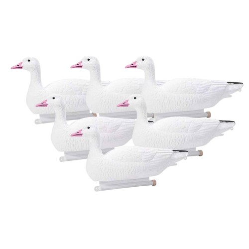 Fullbody white waterfowl decoy - waterfowl,