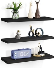 Set of 3 Floating Wall Shelves