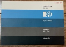 VERY RARE PYE Ltd Mono TV
