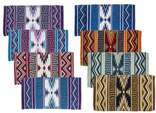 Western Wool Saddle Blanket - Mayan - New Zealand Wool - 8 Colorful Patterns