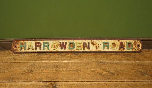 Large cast iron harrowden - cast,
