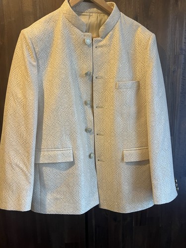 Men cream bandhgala nehru - cream,