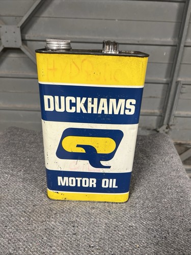 Duckhams oil can - duckhams,