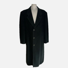Vintage Overcoat Mens XL Green