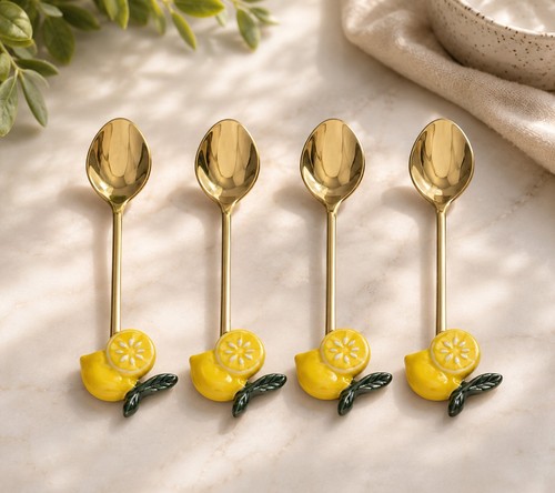 Lemon dessert spoons - dessert, set