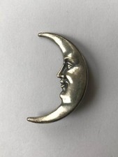 Vintage Crescent Moon Brooch