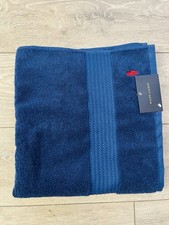 Ralph Lauren Navy Bath Towels