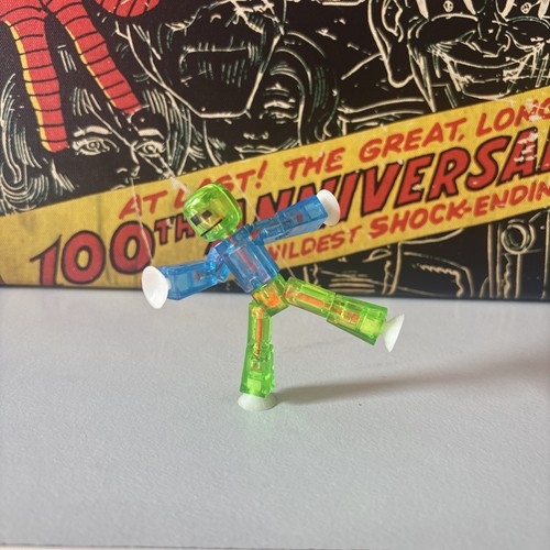 Stikbot lime green blue - stikbot,